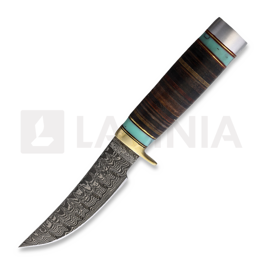 Rough Ryder Damascus Hunter Granton Edge