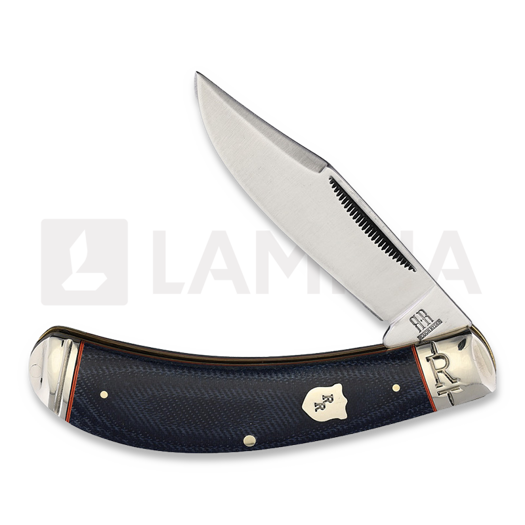 Rough Ryder Denim Micarta Bow Trapper