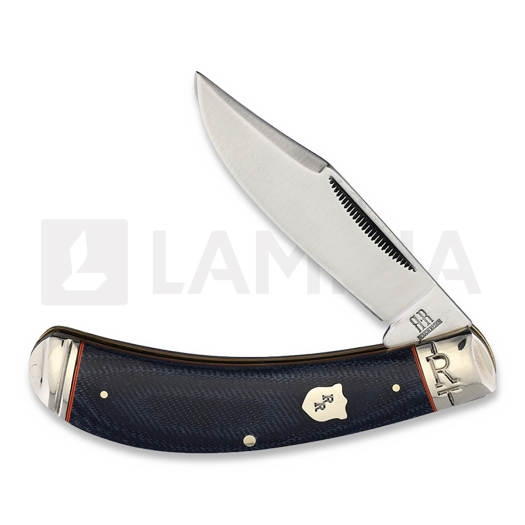 Rough Ryder Denim Micarta Bow Trapper