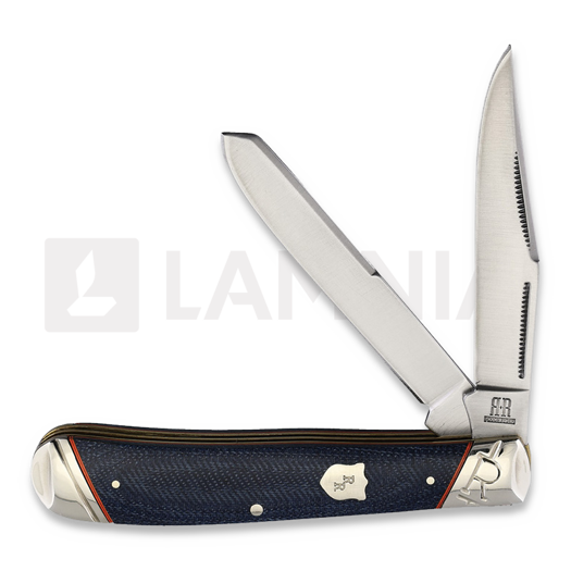 Rough Ryder Denim Micarta Trapper