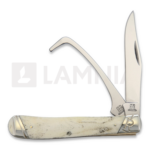 Pocket knife Rough Ryder Equestrian Trapper White Bone