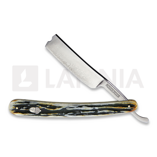 Břitva Rough Ryder Folding Cinnamon Stag