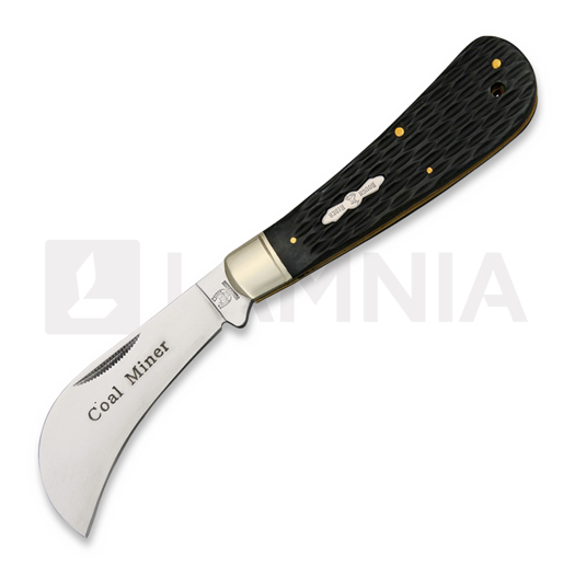 Pocket knife Rough Ryder Hawkbill, ดำ
