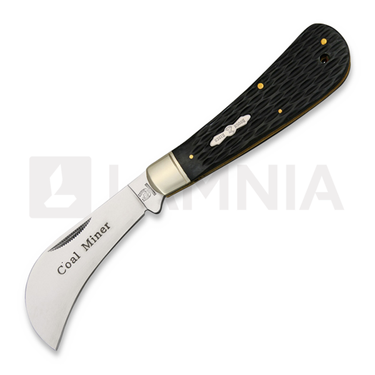 Pocket knife Rough Ryder Hawkbill, noir
