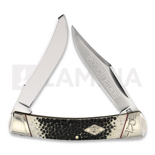 Rough Ryder Large Moose Buckshot Bone foldekniv