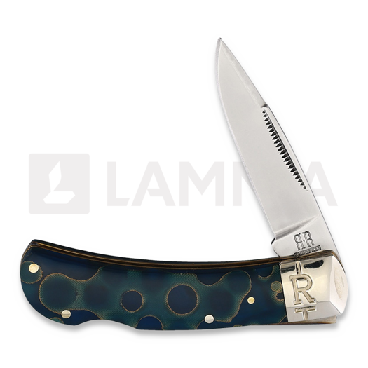 Rough Ryder Lockback Blue Swirl sulankstomas peilis