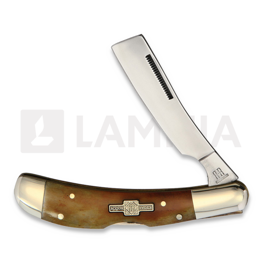 Rough Ryder Lockback Smooth Amber barberkniv