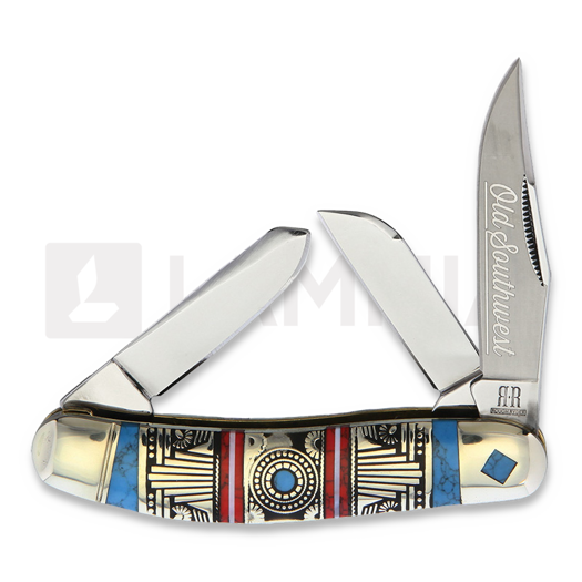 Перочинный нож Rough Ryder Old Southwest Sowbelly Stockmn