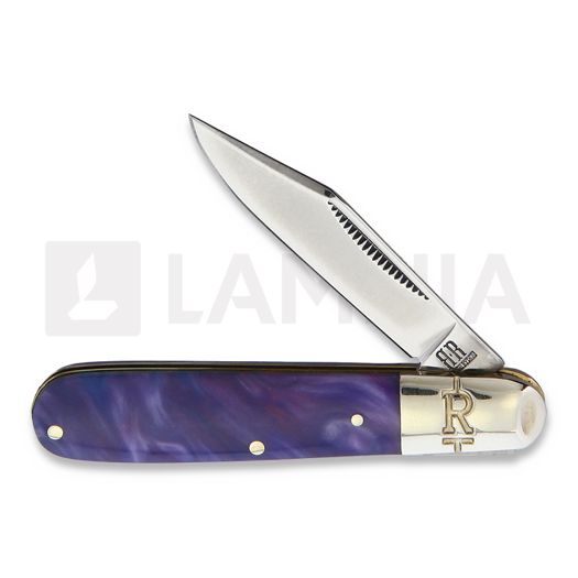 Rough Ryder Purple Swirl Small Barlow pocket knife
