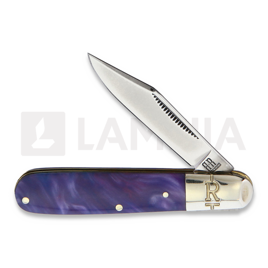 Rough Ryder Purple Swirl Small Barlow pocket knife