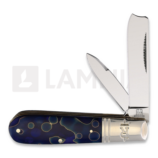 Перочинный нож Rough Ryder Razor Barlow Blue Swirl