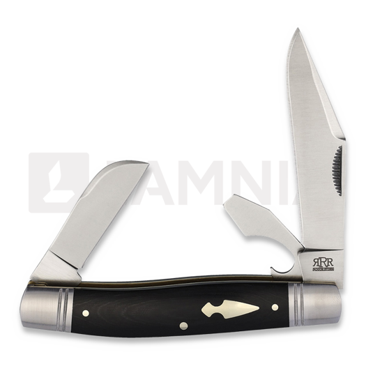 Rough Ryder Reserve Common Stock D2 Black Micarta 접이식 나이프
