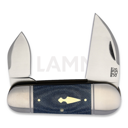 Couteau pliant Rough Ryder Reserve Rhino Toe Denim Micarta