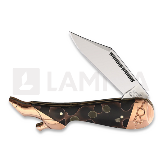Rough Ryder Small Leg Copper Swirl folding knife