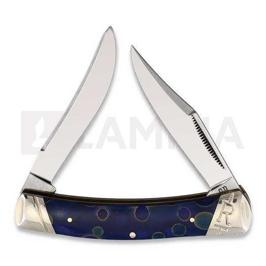 Rough Ryder Small Moose Blue Swirl pocket knife