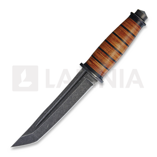 Rough Ryder Stacked Leather Tanto