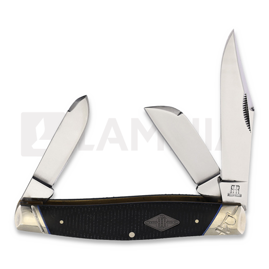 Nóż składany Rough Ryder Stockman Black Micarta