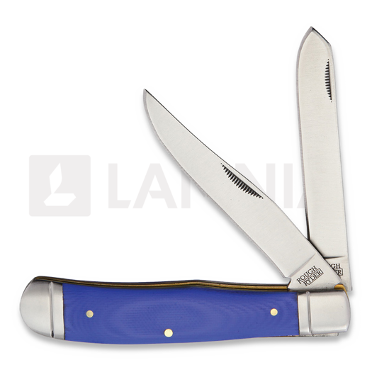 Rough Ryder Trapper Blue G10 pocket knife