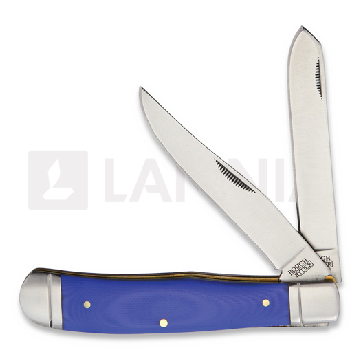 Rough Ryder Trapper Blue G10 pocket knife