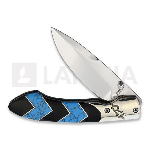 Nóż składany Rough Ryder Turquoise Peak Linerlock