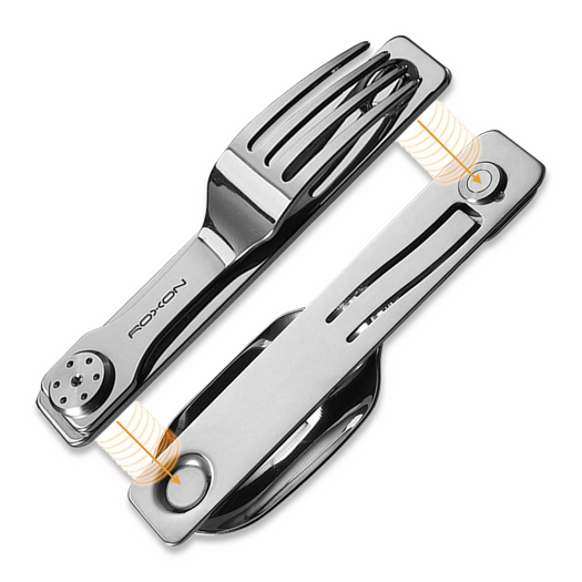 Roxon 2 in 1 Camping Utensil Set