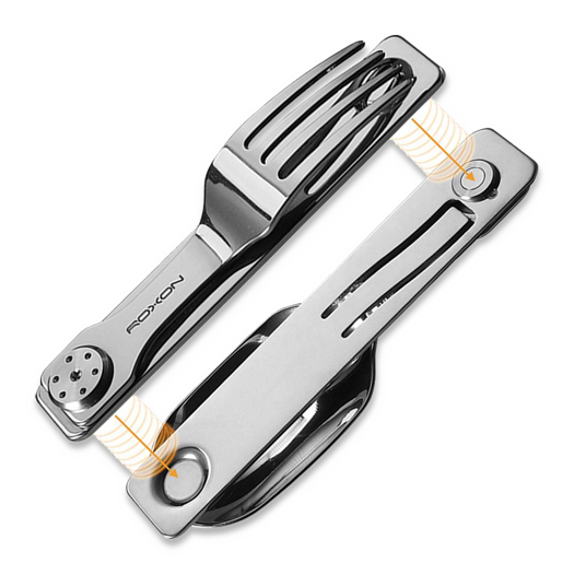 Roxon 2 in 1 Camping Utensil Set
