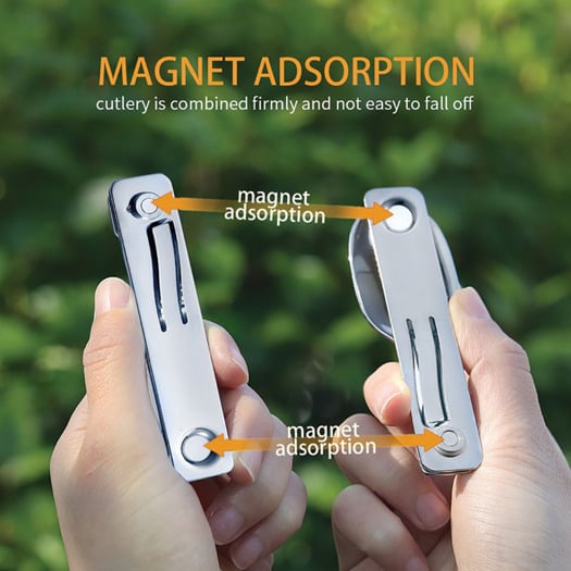 Roxon 2 in 1 Camping Utensil Set