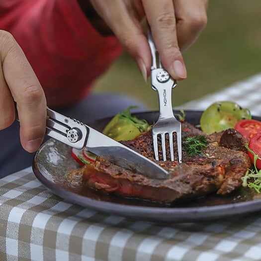 Roxon 3 in 1 Camping Utensil Set