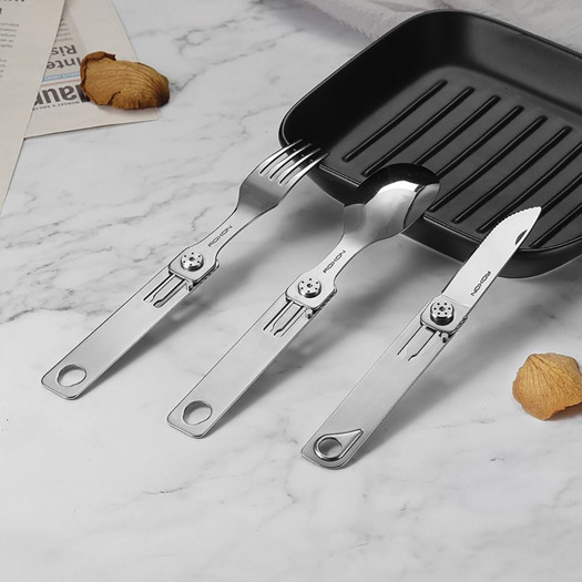 Roxon 3 in 1 Camping Utensil Set