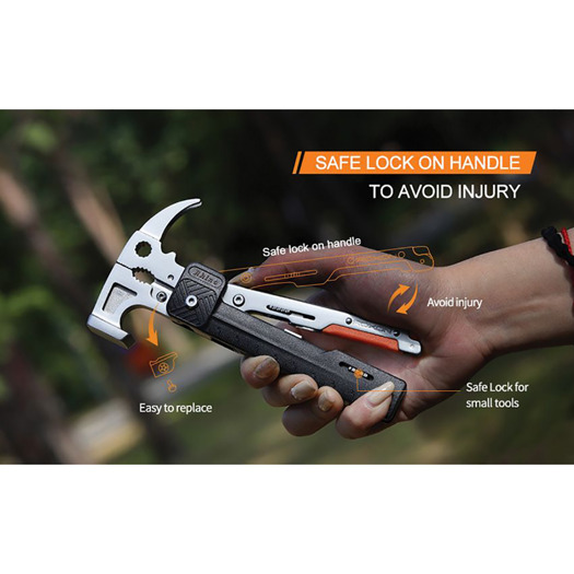 Roxon Rhino 17 in 1 Hammer Multitool t&ouml;bbfunkci&oacute;s szersz&aacute;m