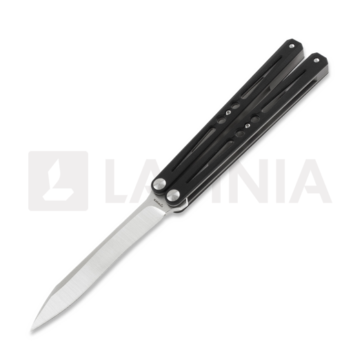 Ryworx Setsuna Drop Point balisong, 검정