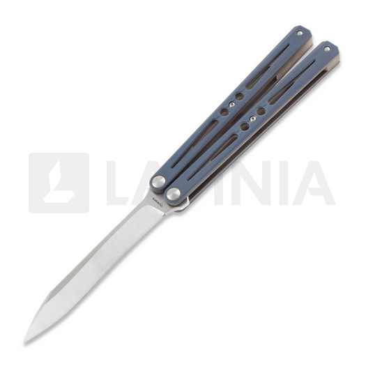 Ryworx Setsuna Drop Point balisong, 藍色
