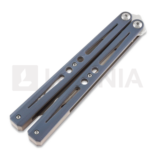 Ryworx Setsuna Drop Point butterfly knife, blue