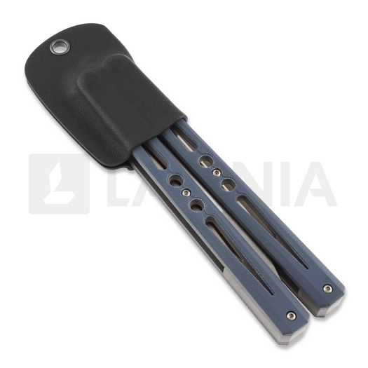 Ryworx Setsuna Drop Point butterfly knife, blue