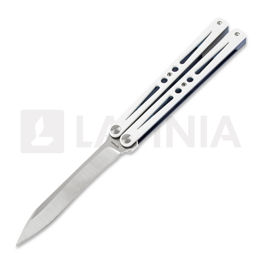 Ryworx Setsuna Drop Point balisong, hvid