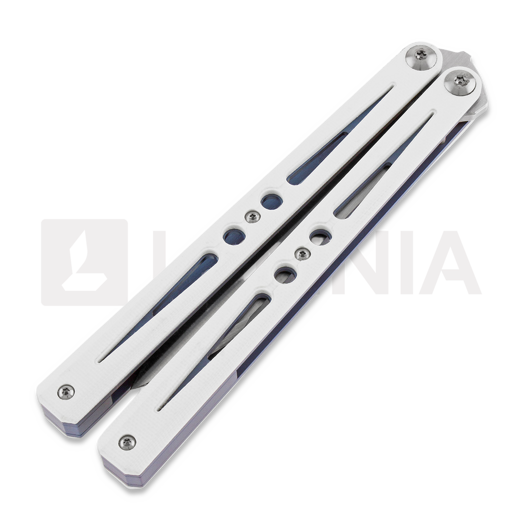 Nož motýlek Ryworx Setsuna Drop Point, bílá