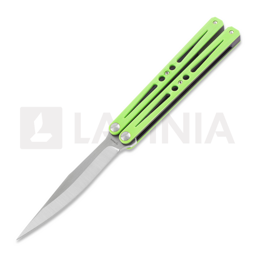 Ryworx Setsuna balisong kniv, neon green