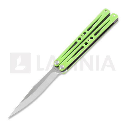 Couteau papillon Ryworx Setsuna, neon green