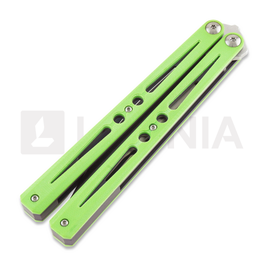 Ryworx Setsuna balisong, neon green
