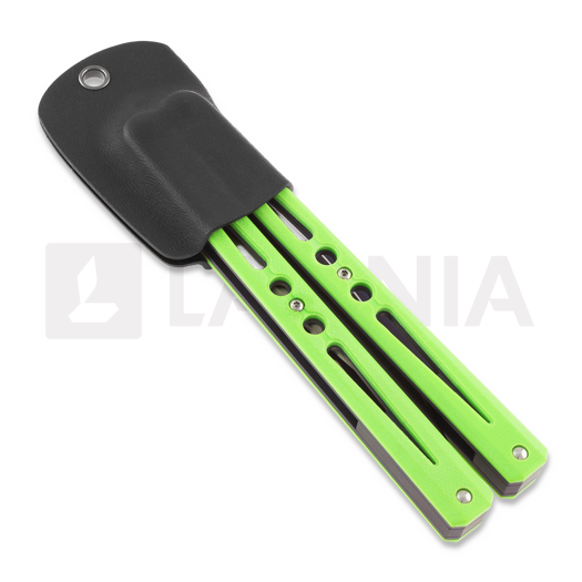 Ryworx Setsuna balisong, neon green