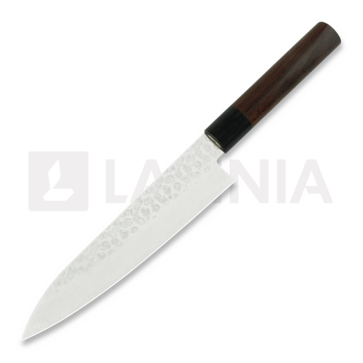 Japanese kitchen knife Sakai Takayuki Japanese Chef's Gyuto Knife 180mm, shitan handle