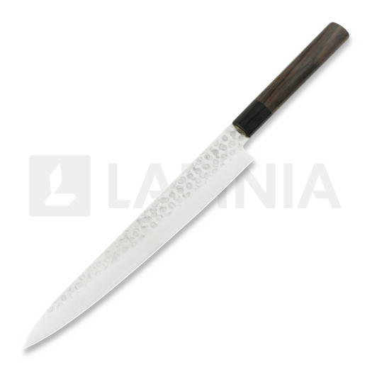 Japanese kitchen knife Sakai Takayuki Japanese Chef's Sujihiki Knife 240mm, shitan handl
