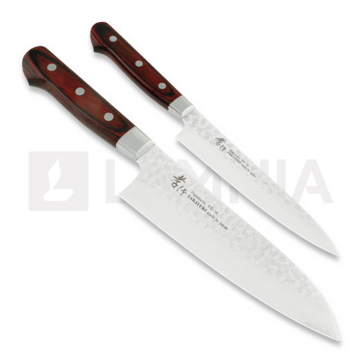 Kitchen knife set Sakai Takayuki Santoku 180mm & Petty 150mm Japanese Knives Set