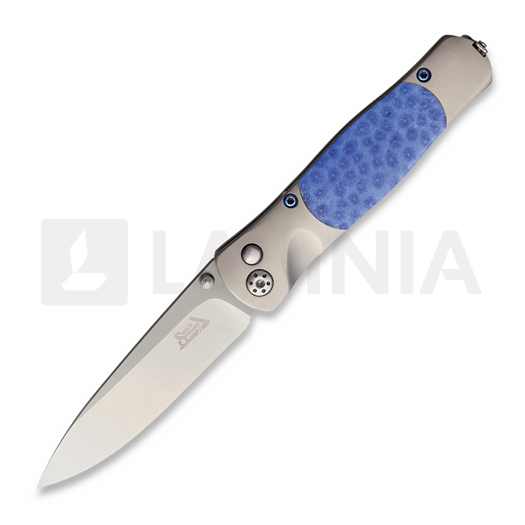 Складной нож Santa Fe Stoneworks Tesoro Button Lock Blue Brain