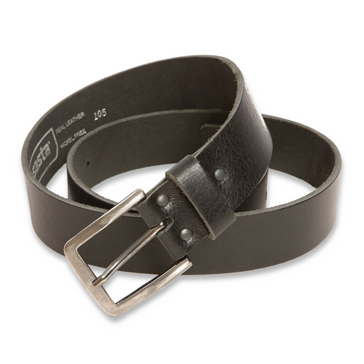 Sasta Leather Belt, sort