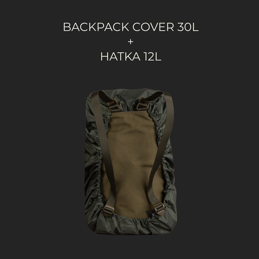 Savotta Backpack Cover, 30L, green