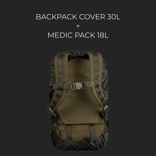 Savotta Backpack Cover, 30L, green