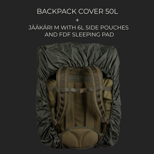 Savotta Backpack cover, 50L, green