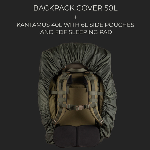 Savotta Backpack cover, 50L, green