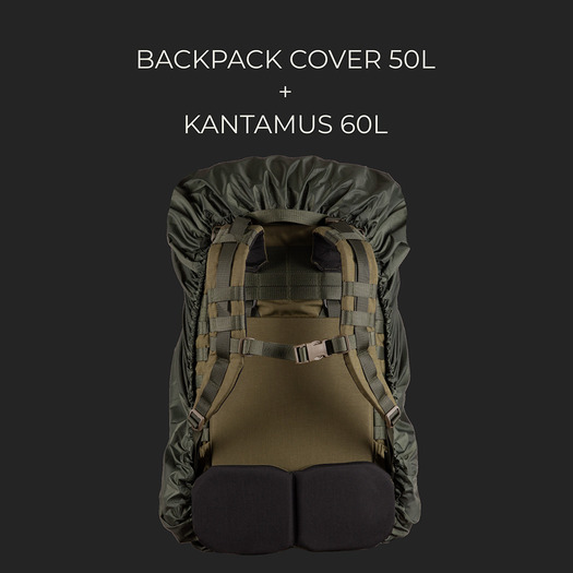 Savotta Backpack cover, 50L, green